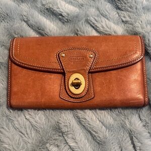 Coach Legacy Whiskey Leather Wallet